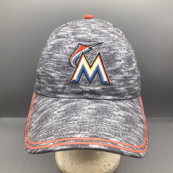 Miami Marlins New Era 9Twenty Hat Cap Womens Adjustable MLB Strapback EUC - Picture 1 of 6
